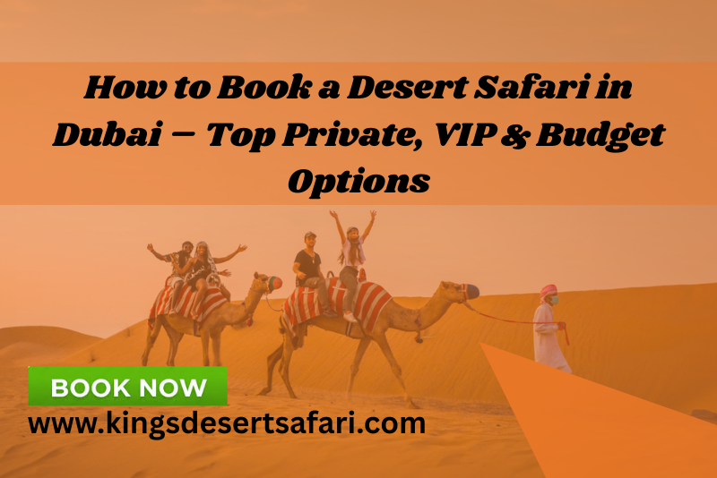 How to Book a Desert Safari in Dubai – Top Private, VIP & Budget Options